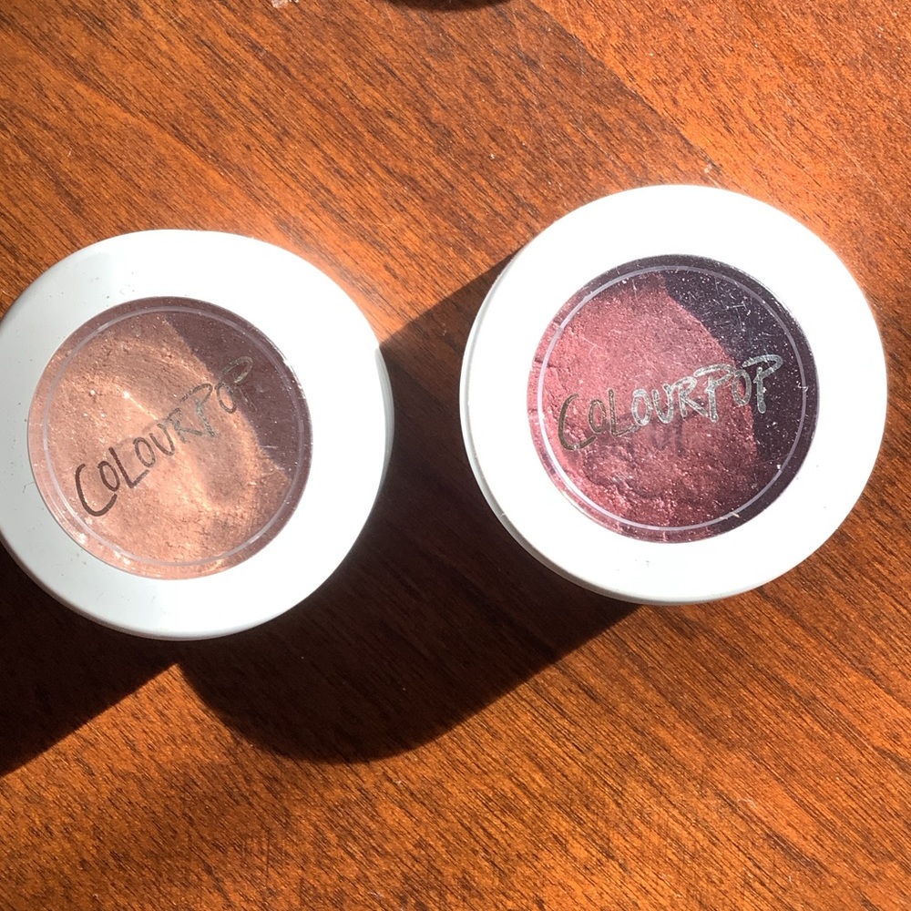 ColourPop Eyeshadow Set - Ebony, Bronze, Blush, Burgundy - Picture 2 of 4
